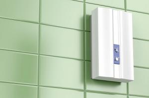 tankless water heater from boelcke on wall